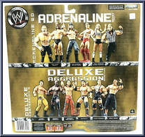 John Cena / Triple H from WWE Adrenaline - Series 20 manufactured by Jakks Pacific [Back]