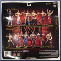 Curt Hawkins / Zack Ryder from WWE Adrenaline - Series 35 manufactured by Jakks Pacific [Back]