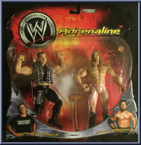 Shawn Michaels / Chris Jericho from WWE Adrenaline - Series  3 manufactured by Jakks Pacific [Front]