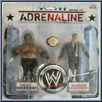 Umaga / Mr McMahon from WWE Adrenaline - Series 28 manufactured by Jakks Pacific [Front]