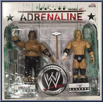 Umaga / Triple H from WWE Adrenaline - Series 30 manufactured by Jakks Pacific [Front]