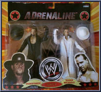 Undertaker / Shawn Michaels from WWE Adrenaline - Series 39 manufactured by Jakks Pacific [Front]