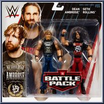 Dean Ambrose / Seth Rollins from WWE Battle Packs - Series 55 manufactured by Mattel [Front]