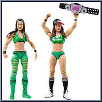 Nikki Bella & Brie Bella from WWE Battle Packs - Series 38 manufactured by Mattel [Loose]