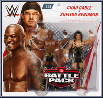 Chad Gable / Shelton Benjamin from WWE Battle Packs - Series 58 manufactured by Mattel [Front]