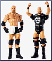 Goldberg vs Stone Cold Steve Austin from WWE Battle Packs - Series 60 manufactured by Mattel [Loose]