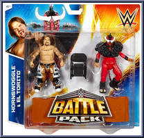 Hornswoggle & El Torito from WWE Battle Packs - Series 34 manufactured by Mattel [Front]