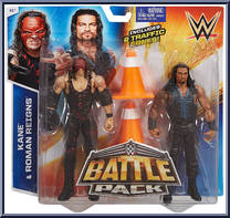 Kane & Roman Reigns from WWE Battle Packs - Series 35 manufactured by Mattel [Front]