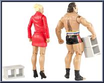 Lana & Rusev from WWE Battle Packs - Series 34 manufactured by Mattel [Loose]