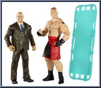 Brock Lesnar & Paul Heyman from WWE Battle Packs - Series 25 manufactured by Mattel [Loose]