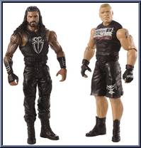 Brock Lesnar & Roman Reigns from WWE Battle Packs - Series 52 manufactured by Mattel [Loose]