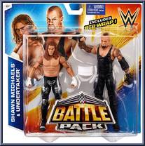 Shawn Michaels vs. Undertaker from WWE Battle Packs - Series 33 manufactured by Mattel [Front]
