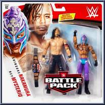 Shinsuke Nakamura / Rey Mysterio from WWE Battle Packs - Series 62 manufactured by Mattel [Front]