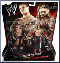 Randy Orton vs. Edge (Ultimate Rivals) from WWE Battle Packs - Series 10 manufactured by Mattel [Front]