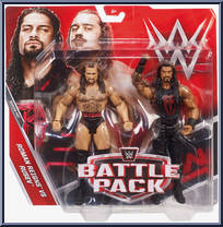 Roman Reigns vs. Rusev from WWE Battle Packs - Series 47 manufactured by Mattel [Front]