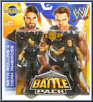 Seth Rollins & Dean Ambrose from WWE Battle Packs - Series 26 manufactured by Mattel [Front]