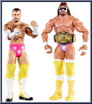 Macho Man Randy Savage vs. CM Punk from WWE Battle Packs - Series 14 manufactured by Mattel [Loose]