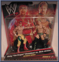 Ricky "The Dragon" Steamboat vs. Chris Jericho (Ultimate Rivals) from WWE Battle Packs - Series  5 manufactured by Mattel [Front]