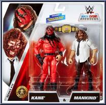 Kane & Mankind from WWE Championship Showdown - Series 18 manufactured by Mattel [Front]