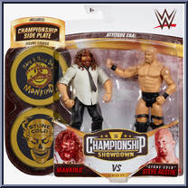 Mankind vs Stone Cold Steve Austin from WWE Championship Showdown - Series  5 manufactured by Mattel [Front]