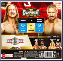 Riddle / Randy Orton from WWE Championship Showdown - Series 12 manufactured by Mattel [Back]