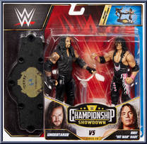 Undertaker vs Bret Hit Man Hart from WWE Championship Showdown - Series  8 manufactured by Mattel [Front]