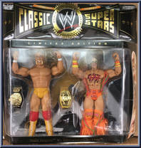 Hulk Hogan / Ultimate Warrior from WWE Classic Superstars - 2-Packs - Series  5 manufactured by Jakks Pacific [Front]