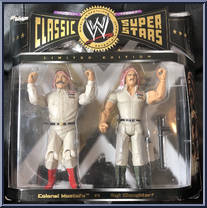 Colonel Mustafa / Sgt. Slaughter from WWE Classic Superstars - 2-Packs - Series  4 manufactured by Jakks Pacific [Front]