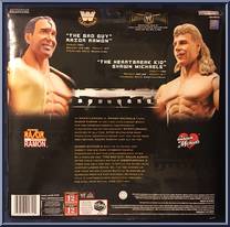 Razor Ramon vs. Shawn Michaels from WWE Classic Superstars - Exclusives manufactured by Jakks Pacific [Back]