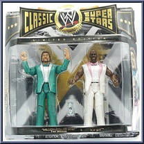 "Million Dollar Man" Ted DiBiase / Virgil from WWE Classic Superstars - 2-Packs - Series  5 manufactured by Jakks Pacific [Front]
