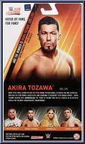 Akira Tozawa from WWE Elite Collection - Fan Central manufactured by Mattel [Back]