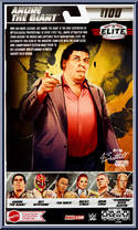 Andre the Giant (Black / White Jacket) from WWE Elite Collection - Series 100 manufactured by Mattel [Back]