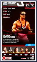Bret "Hit Man" Hart (Pink Shirt) (Chase) from WWE Elite Collection - Series  94 manufactured by Mattel [Back]