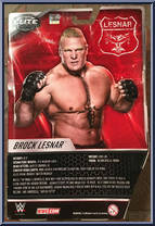 Brock Lesnar (WWE 2k17) from WWE Elite Collection - Exclusives manufactured by Mattel [Back]