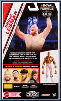 Brock Lesnar from WWE Elite Collection - Royal Rumble 2024 manufactured by Mattel [Back]