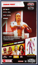 Damian Priest from WWE Elite Collection - Royal Rumble 2023 manufactured by Mattel [Back]