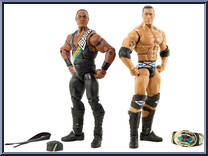 Faarooq & The Rock from WWE Elite Collection - Exclusives manufactured by Mattel [Loose]