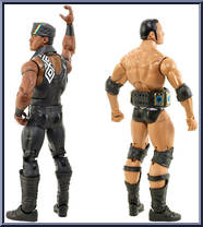 Faarooq & The Rock from WWE Elite Collection - Exclusives manufactured by Mattel [Loose]