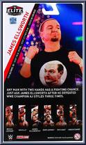 James Ellsworth from WWE Elite Collection - Series  55 manufactured by Mattel [Back]