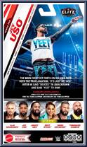 Jey Uso (Black Pants) from WWE Elite Collection - Series 114 manufactured by Mattel [Back]
