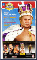 King Harley Race from WWE Elite Collection - Flashback manufactured by Mattel [Back]