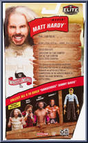 Matt Hardy from WWE Elite Collection - Wrestlemania 36 manufactured by Mattel [Back]