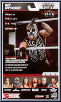 Rey Mysterio from WWE Elite Collection - Greatest Hits - 2022 manufactured by Mattel [Back]