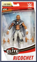 Ricochet from WWE Elite Collection - Top Picks - 2020 manufactured by Mattel [Front]