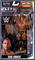 Rock from WWE Elite Collection - Wrestlemania 39 manufactured by Mattel [Front]