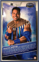 Rocky Maivia (Flashback) from WWE Elite Collection - Exclusives manufactured by Mattel [Back]