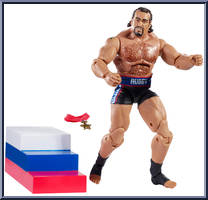 Rusev from WWE Elite Collection - Series  34 manufactured by Mattel [Loose]