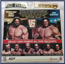 Macho Man Randy Savage vs John Morrison from WWE Elite Collection - WWE All-Stars manufactured by Mattel [Back]