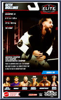 Seth Rollins from WWE Elite Collection - Series  99 manufactured by Mattel [Back]