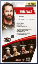Seth Rollins from WWE Elite Collection - Top Picks - 2020 manufactured by Mattel [Back]